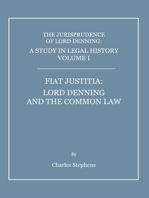 cover image of A Study in Legal History, Volume 1